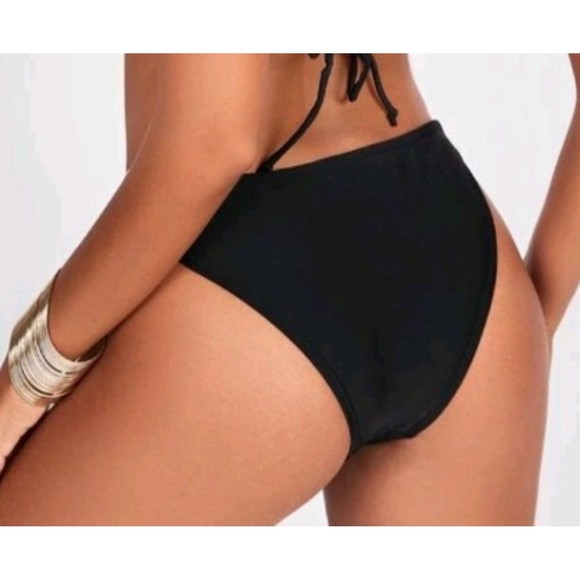 Bikini Bottom black with gold details New size Large - Picture 2 of 6